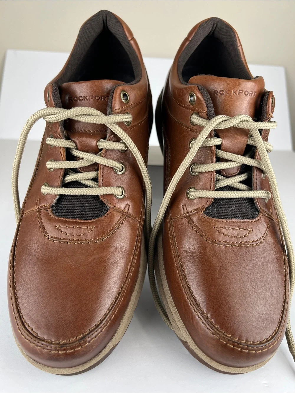 Rockport World Tour Classic CH3940 Brown‎ Men’s Walking Oxford Shoes 11 Wide